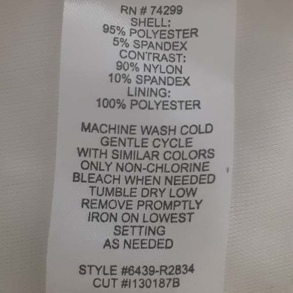 🌺 Enfocus Studio Sz 8 White Dress - Picture 7 of 10